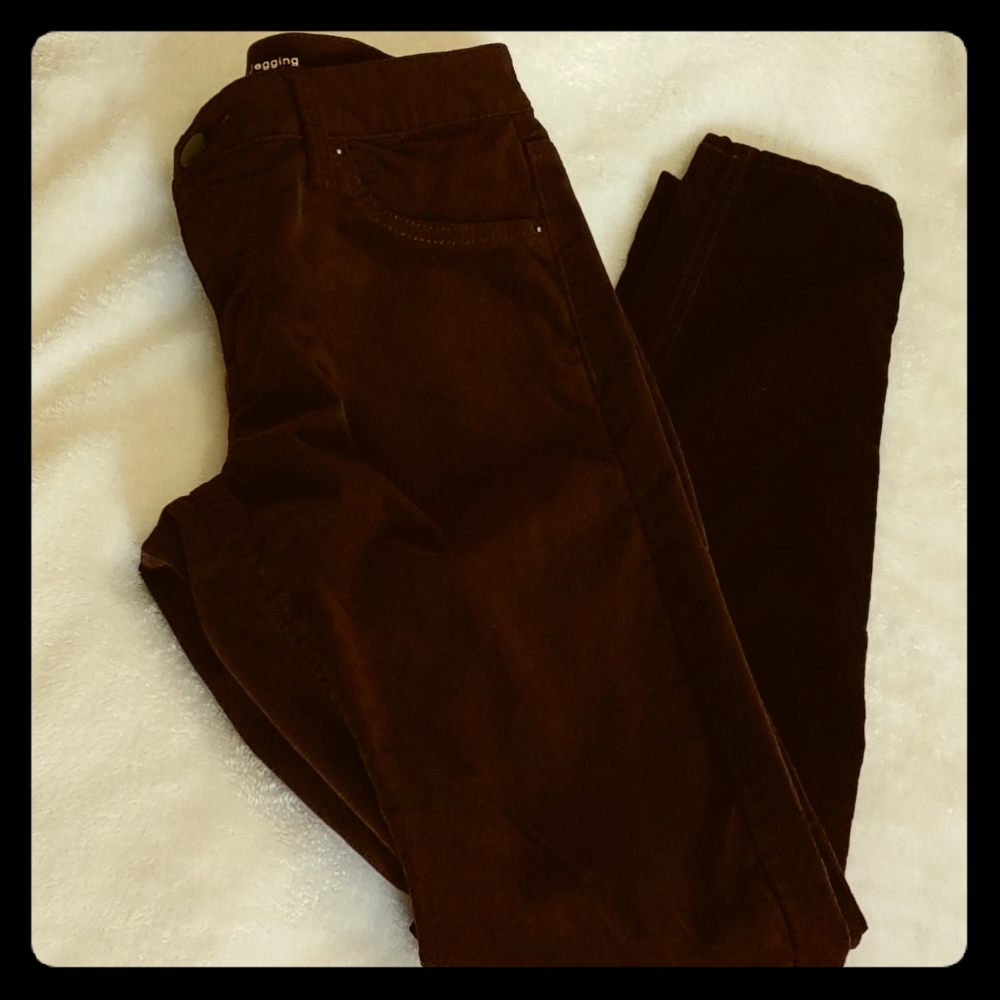 Final sale Super stretch Burgundy Jegging like new